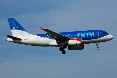 G-DBCG - A319-131 - bmi British Midland - AMS - 21-04-2007