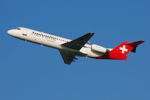 HB-JVC - Fokker 100 - Helvetic Airways - ZRH - 24-05-2007