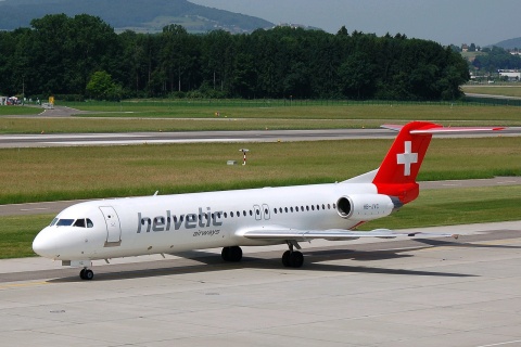 HB-JVC - Fokker 100 - Helvetic Airways - ZRH - 25-05-2007