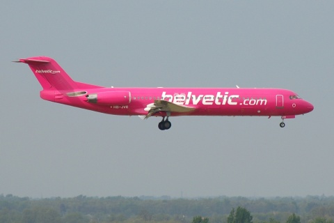 HB-JVE - Fokker 100 - Helvetic Airways - BUD - 03-05-2007