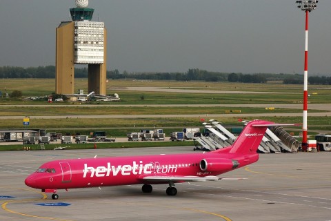 HB-JVF - Fokker 100 - Helvetic Airways - BUD - 28-08-2007