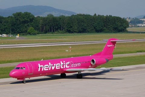 HB-JVG - Fokker 100 - Helvetic Airways - ZRH - 24-05-2007