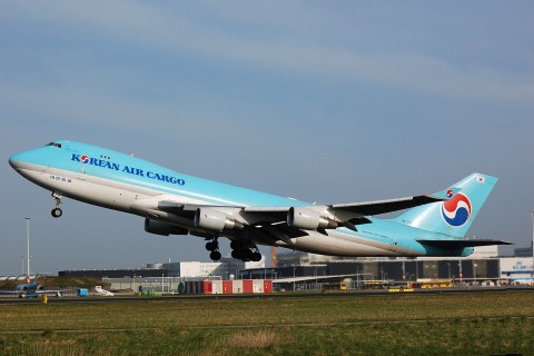 HL7438 - 747-4B5F(ER) - Korean Air Lines - AMS - 10-03-2007