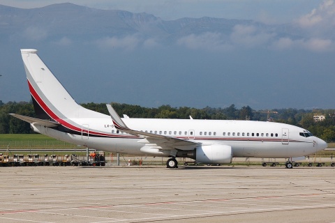 LX-GVV - 737-7BC(BBJ) - Global Jet Luxembourg - GVA - 02-10-2007