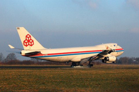 LX-RCV - 747-4R7F - Cargolux Airlines International - MST - 25-01-2007b