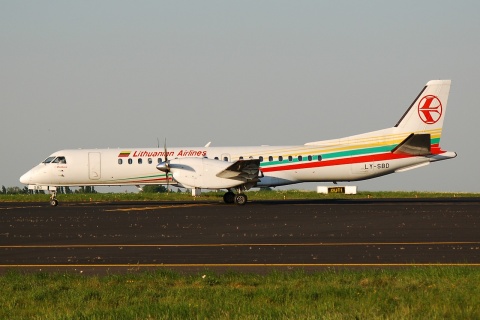LY-SBD - Saab 2000 - Lithuanian Airlines - BRU - 01-05-2007