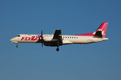 LY-SBK - Saab 2000 - FlyLAL _ Lithuanian Airlines - BRU - 20-04-2007