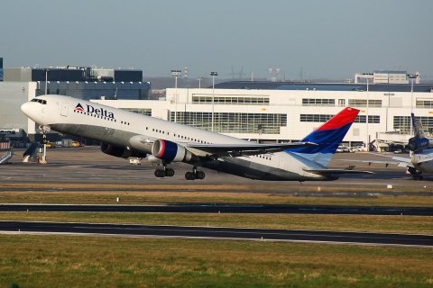 N1609 - 767-332(ER) - Delta Air Lines - BRU - 14-01-2007