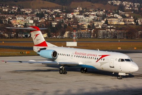 OE-LFJ - Fokker 70 - Austrian Arrows - INN - 06-01-2007