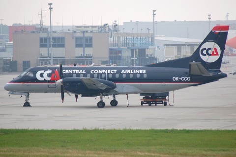 OK-CCG - Saab 340-A - Central Connect Airlines - LGG - 26-08-2007