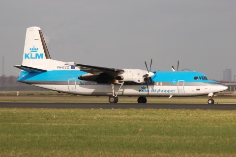 PH-KVG - Fokker 50 - KLM Cityhopper - AMS - 10-03-2007