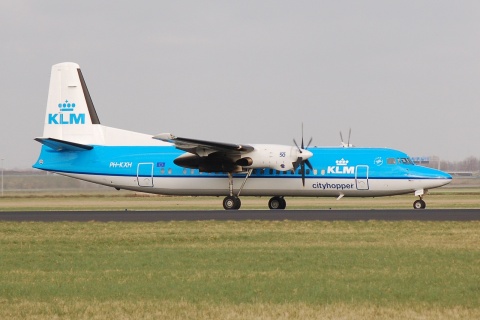 PH-KXH - Fokker 50 - KLM Cityhopper - AMS - 10-03-2007