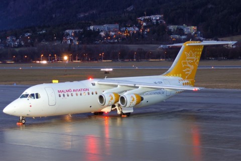 SE-DSR - RJ100 - Malmo Aviation - INN - 05-01-2008