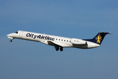 SE-RAC - ERJ-145LR - City Airline - AMS - 10-03-2007