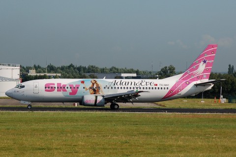 TC-SKF - 737-4Q8 - Sky Airlines - BRU - 18-07-2007