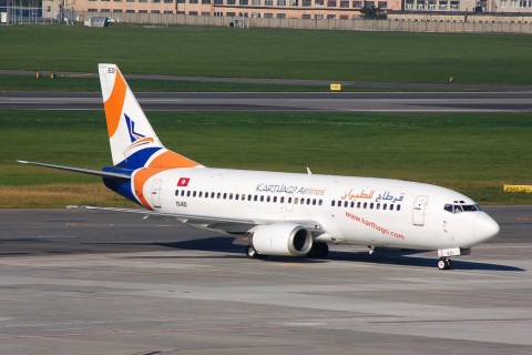 TS-IED - 737-33A - Karthago Airlines - WAW - 20-09-2007