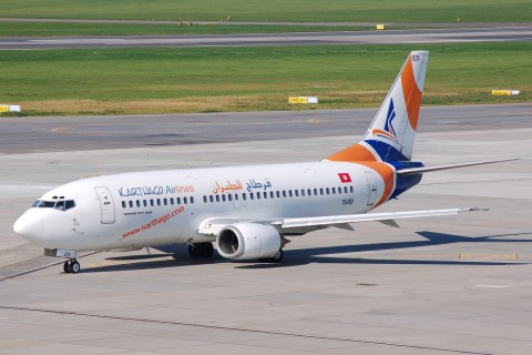 TS-IED - 737-33A - Karthago Airlines - WAW - 20-09-2007b