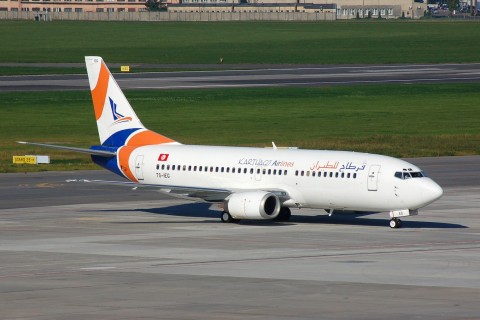 TS-IEG - 737-31S - Karthago Airlines - WAW - 20-09-2007