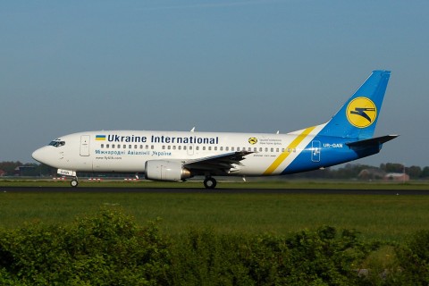 UR-GAN - 737-36N - Ukraine International Airlines - AMS - 21-04-2007