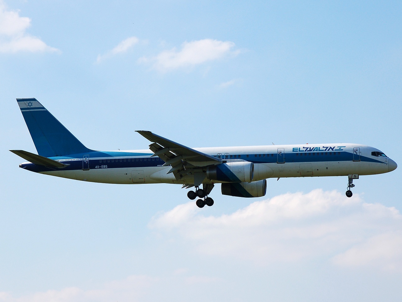 4X-EBS - 757-258 - El Al Israel Airlines - BRU - 24-07-2008