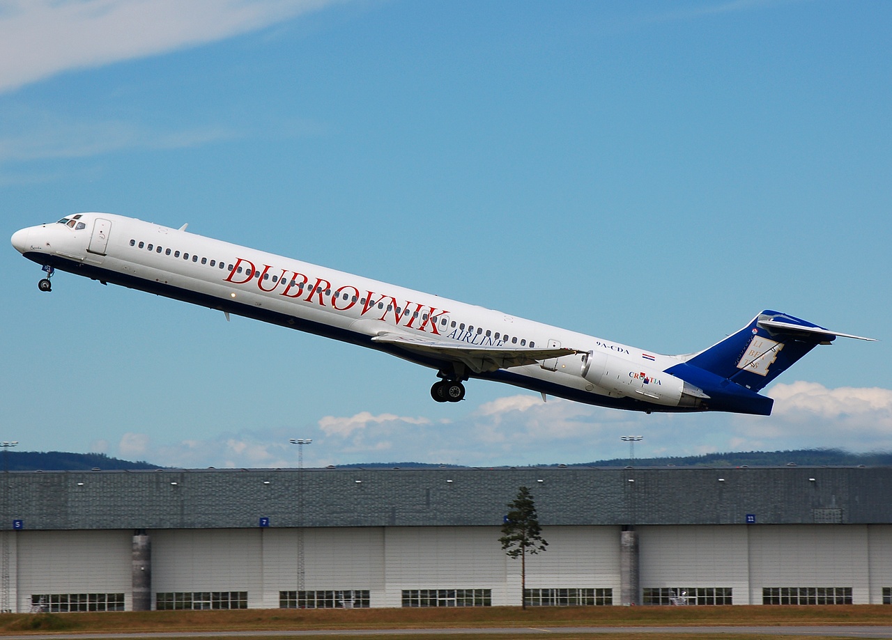 9A-CDA - MD-83 - Dubrovnik Airline - OSL - 25-06-2008