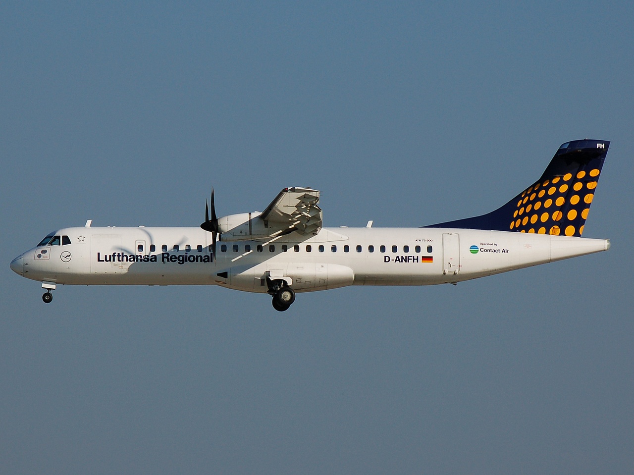 D-ANFH - ATR 72-500 (72-212A) - Contact Air - PRG - 30-06-2008