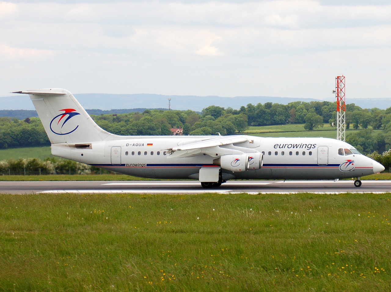 D-AQUA - BAe 146-300 - Eurowings - BRS - 19-05-2008