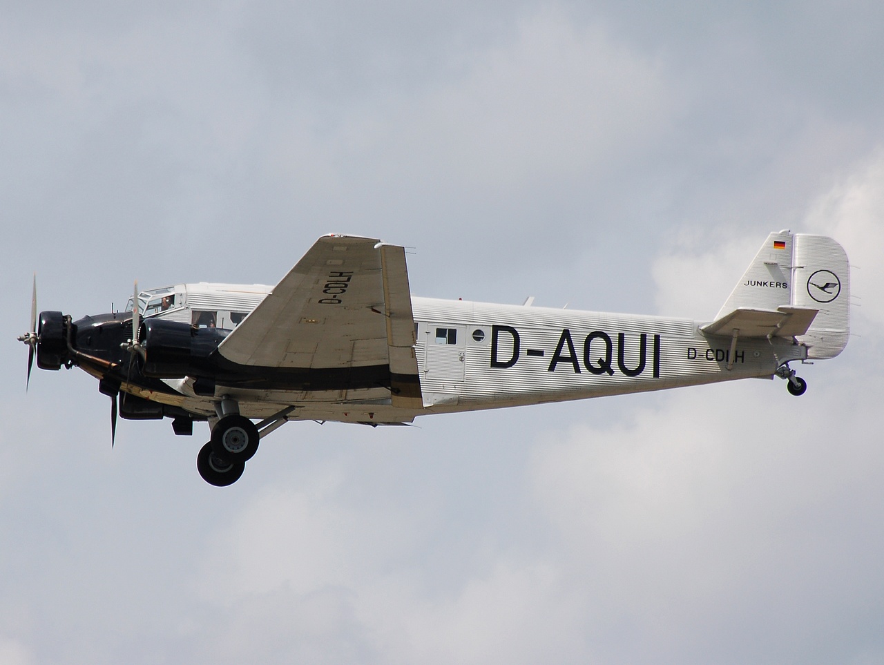 D-AQUI - Junkers JU-52-3M - Lufthansa - DUS - 06-07-2008