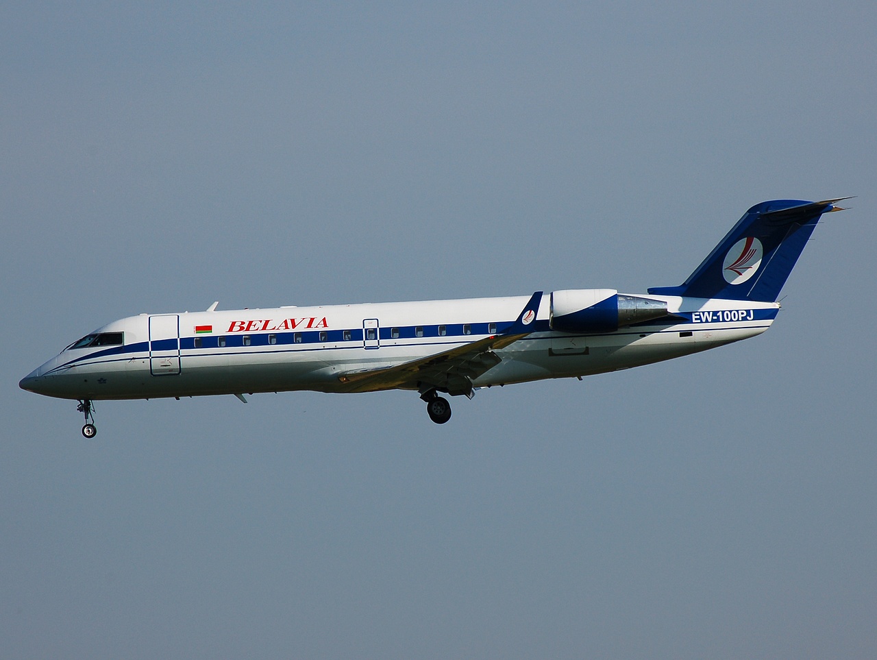 EW-100PJ - CRJ-100ER - Belavia _ Belarusian Airlines - PRG - 01-07-2008