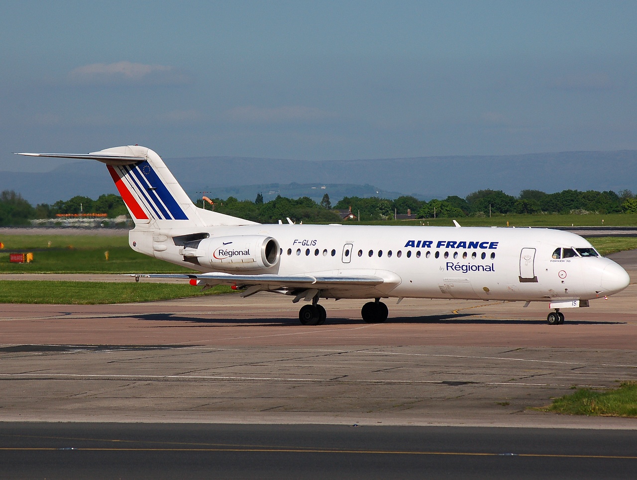 F-GLIS - Fokker 70 - Air France - MAN - 14-05-2008