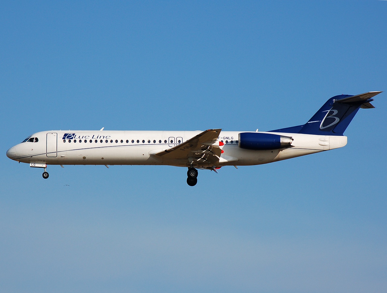 F-GNLG - Fokker 100 - Blue Line - CPH - 18-06-2008