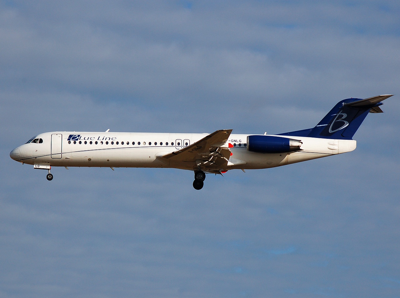 F-GNLG - Fokker 100 - Blue Line - CPH - 20-06-2008