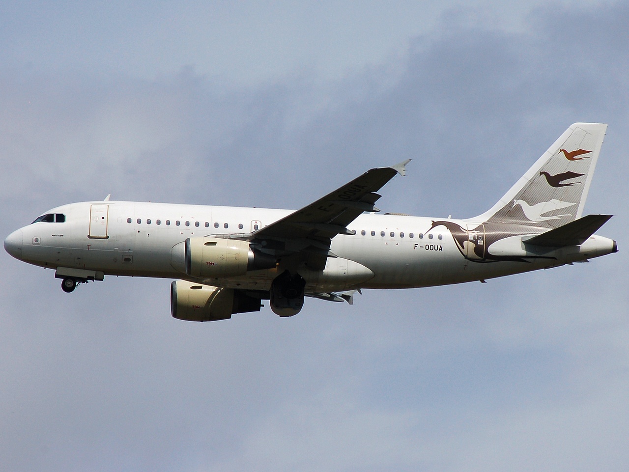 F-OOUA - A319-112 - Air Ivoire - ORY - 10-07-2008