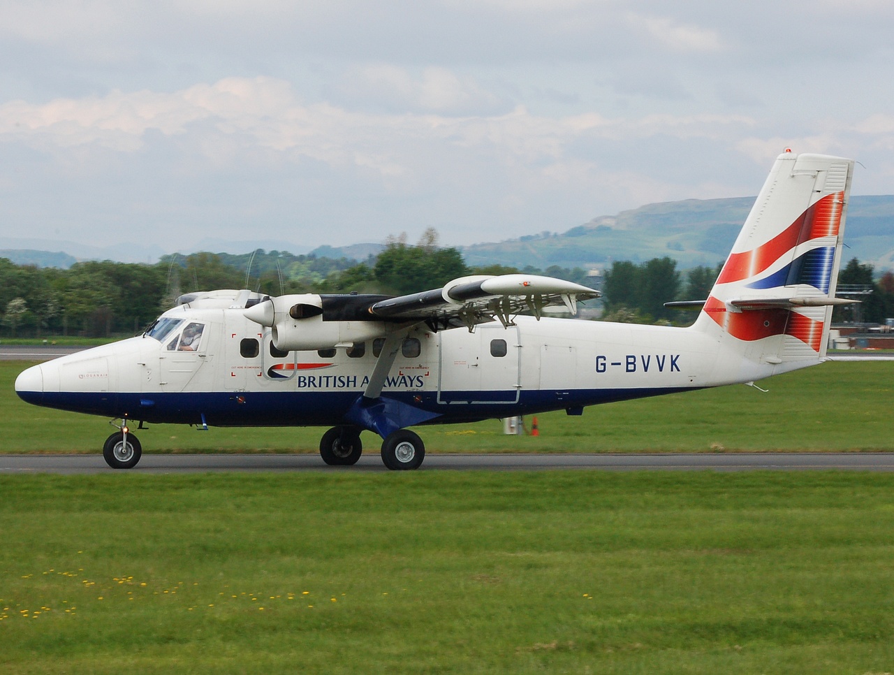G-BVVK - DHC-6-300 - British Airways - GLA - 16-05-2008