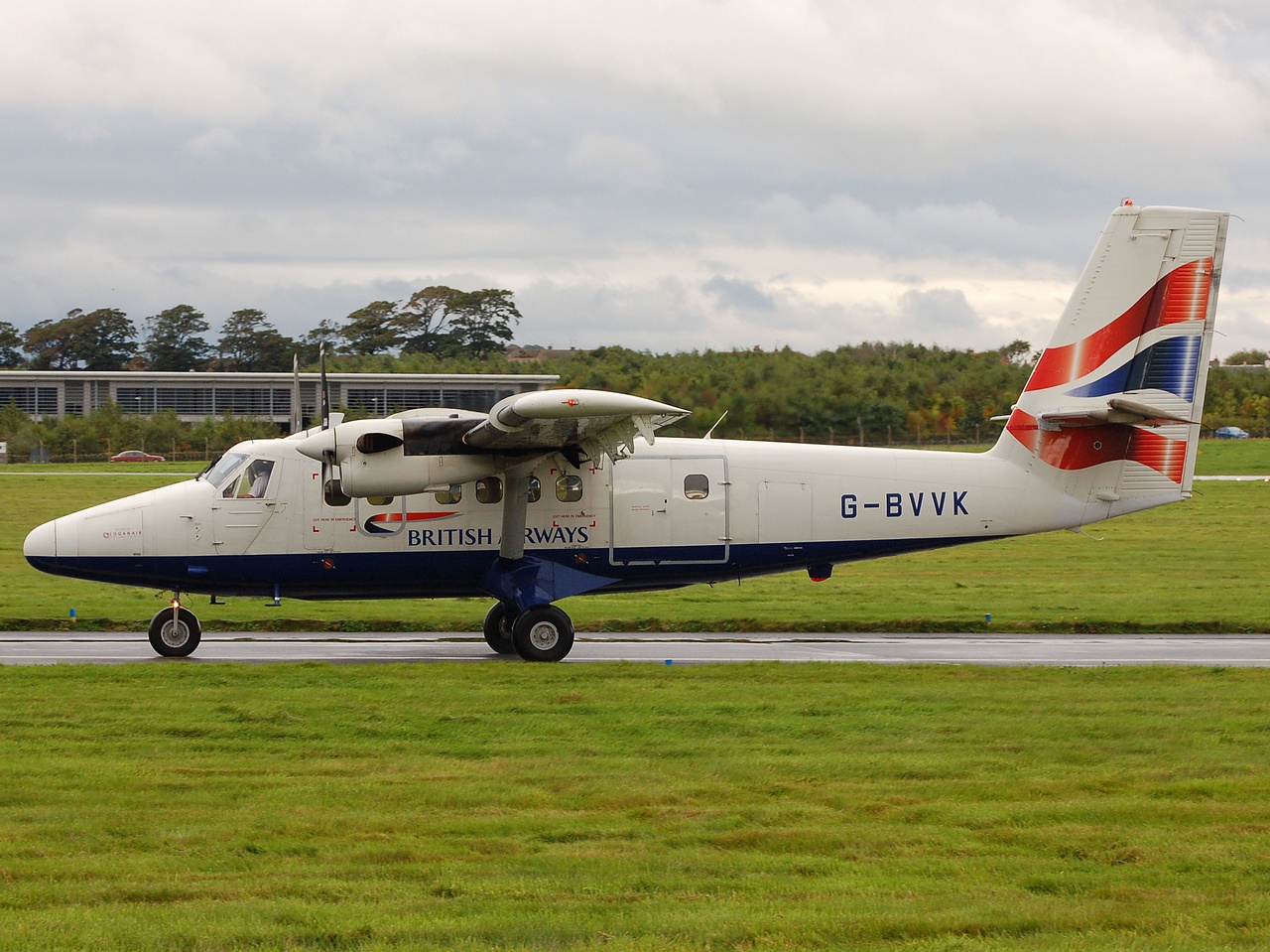 G-BVVK - DHC-6-300 - British Airways - PIK - 09-09-2008