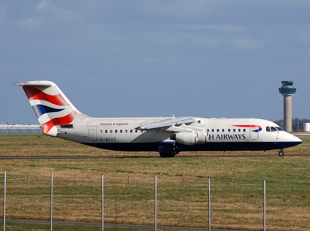 G-BZAZ - RJ100 - BA Cityflyer - STN - 04-03-2008