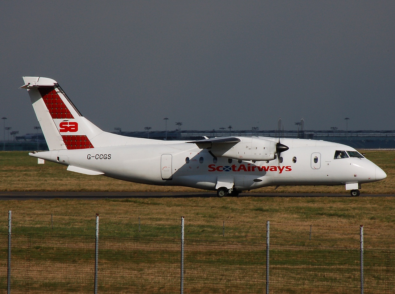 G-CCGS - Dornier 328-110 - Scot Airways - STN - 04-03-2008b