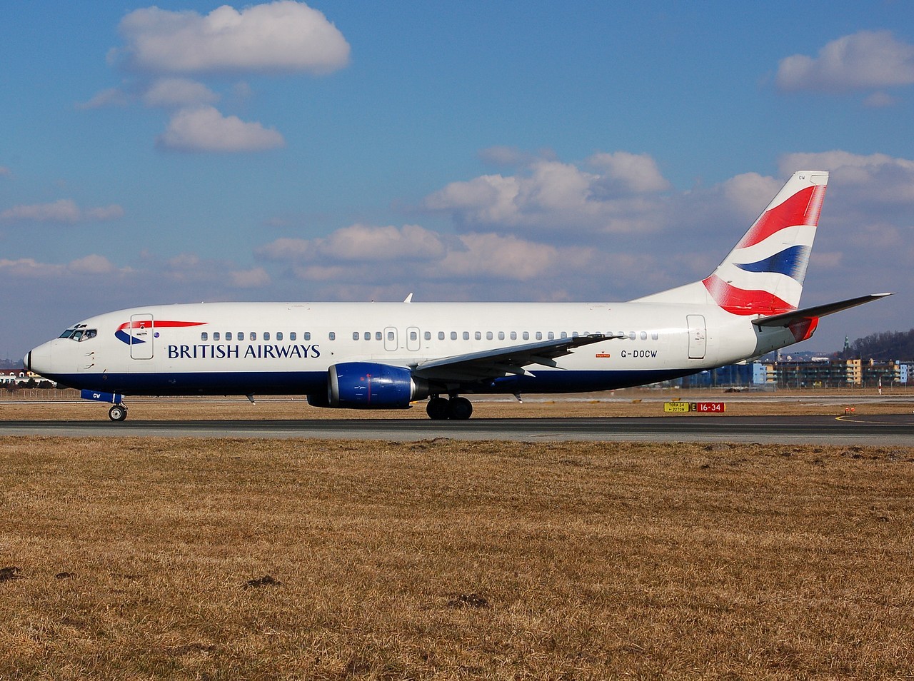 G-DOCW - 737-436 - British Airways - SZG - 16-02-2008