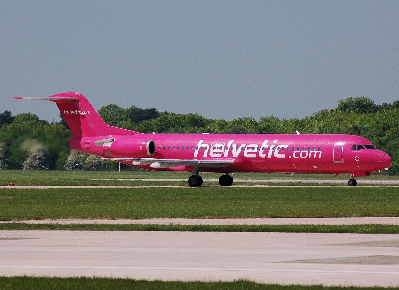 HB-JVE - Fokker 100 - Helvetic Airways - MAN - 14-05-2008