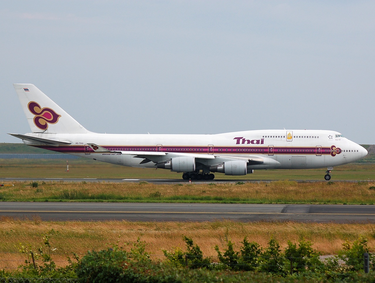 HS-TGG - 747-4D7 - Thai Airways International - CPH - 19-06-2008