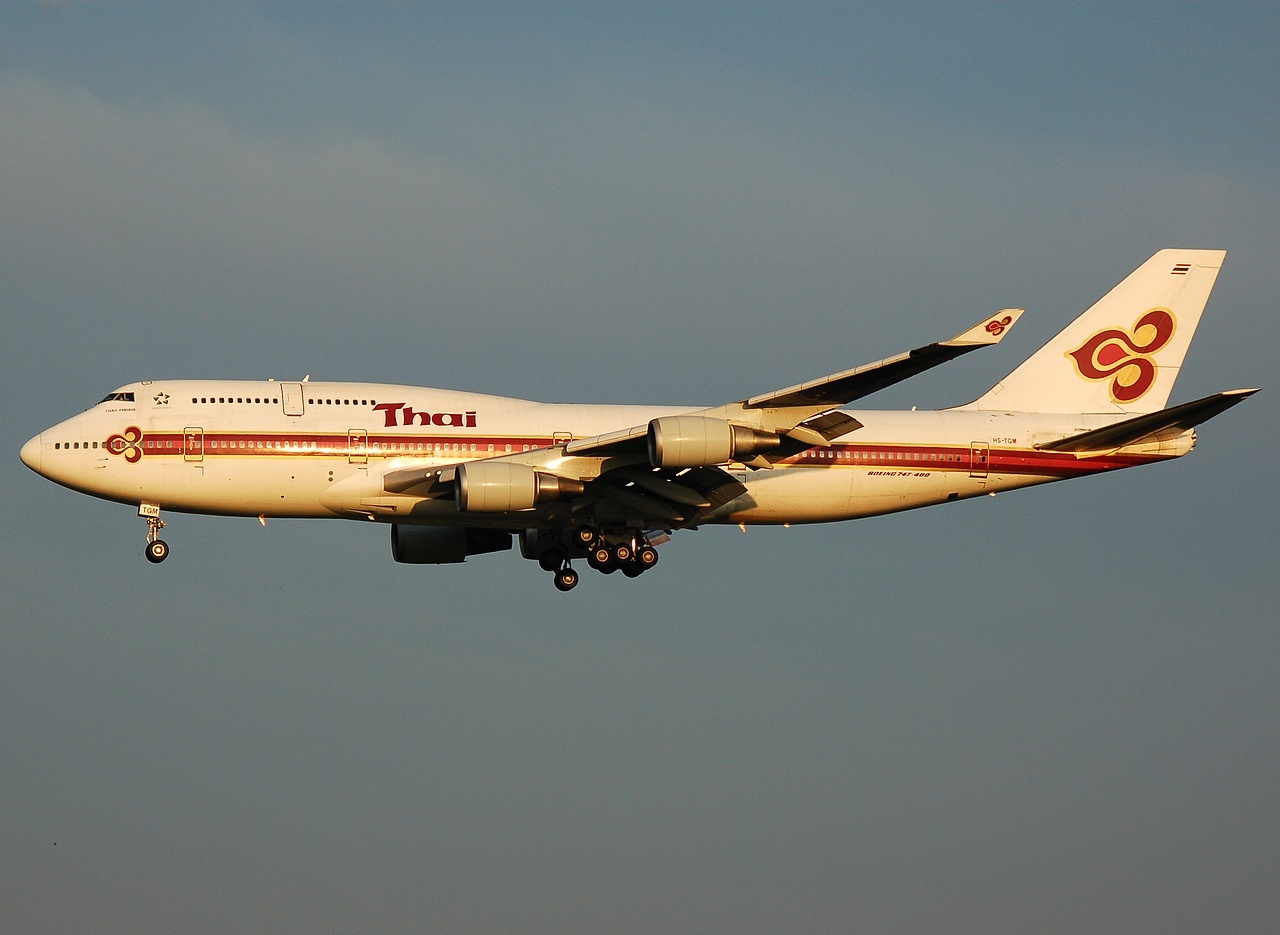 HS-TGM - 747-4D7 - Thai Airways International - FCO - 11-06-2008