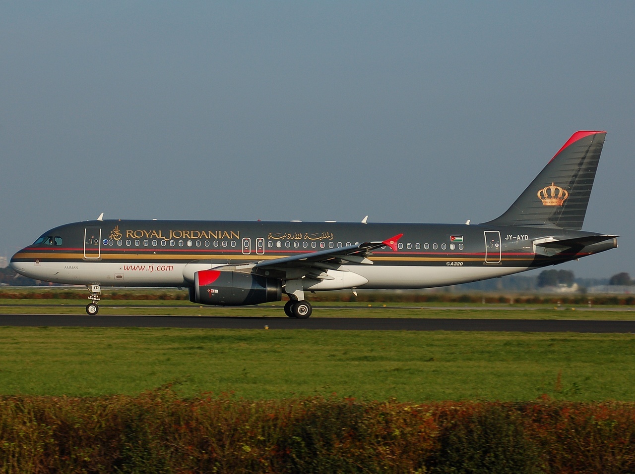 JY-AYD - A320-232 - Royal Jordanian - AMS - 20-09-2008
