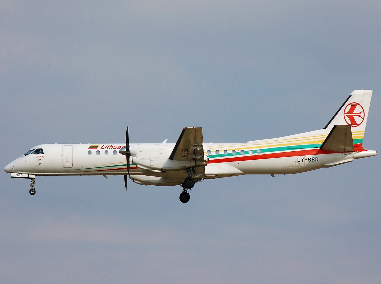 LY-SBD - Saab 2000 - Lithuanian Airlines - BRU - 15-08-2008