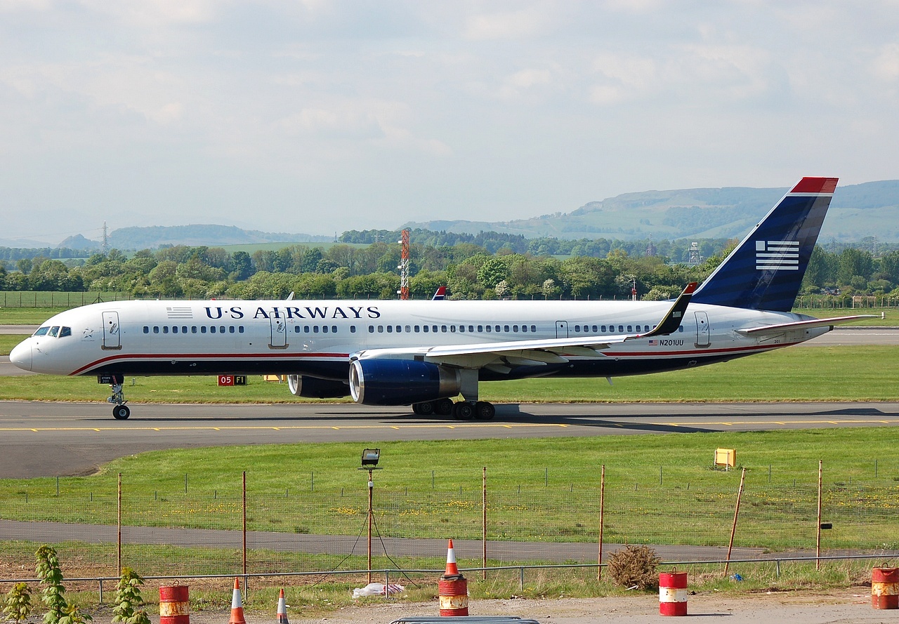 N201UU - 757-2B7(WL) - US Airways - GLA - 16-05-2008