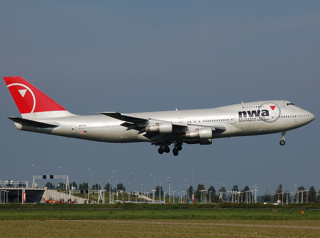 N624US - 747-251B - Northwest Airlines - AMS - 20-09-2008