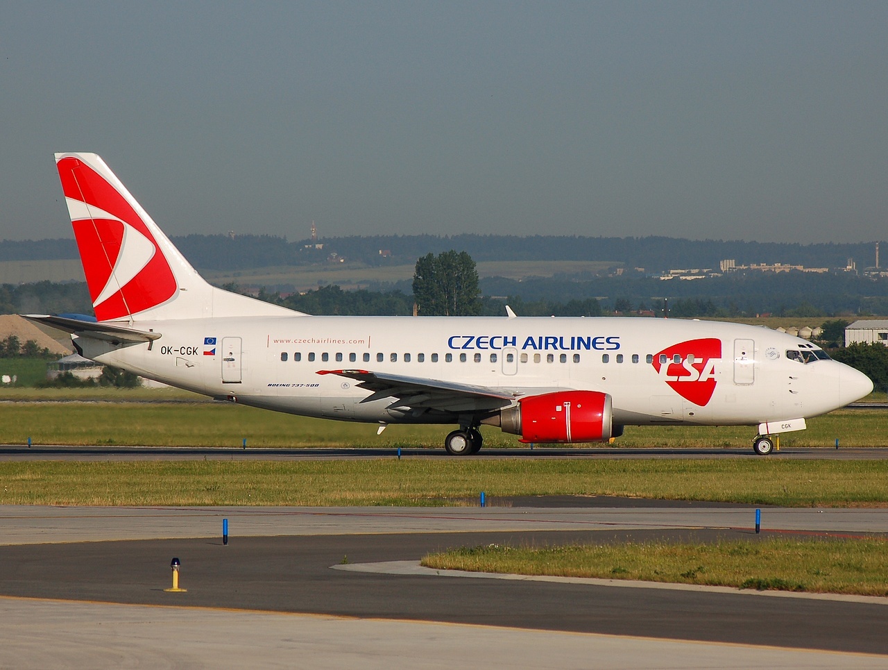 OK-CGK - 737-55S - CSA Czech Airlines - PRG - 01-07-2008