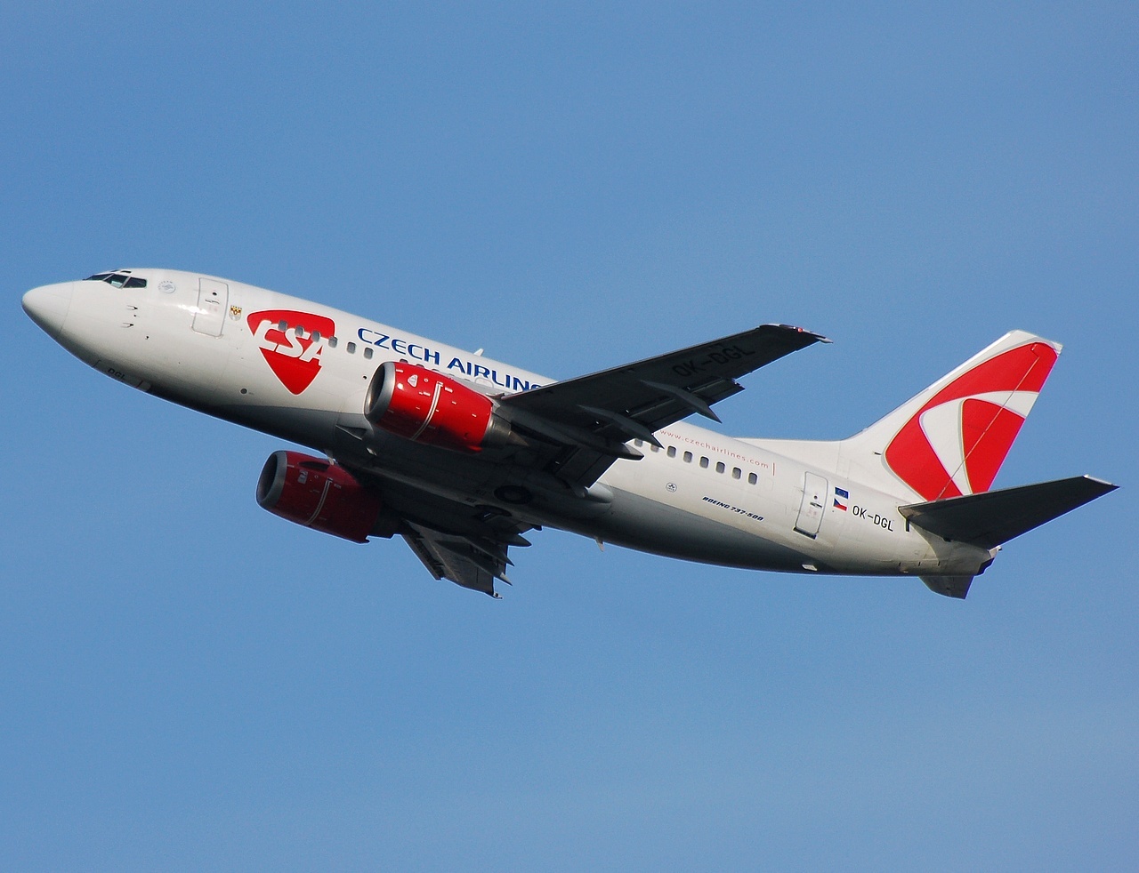 OK-DGL - 737-55S - CSA Czech Airlines - BRU - 27-04-2008