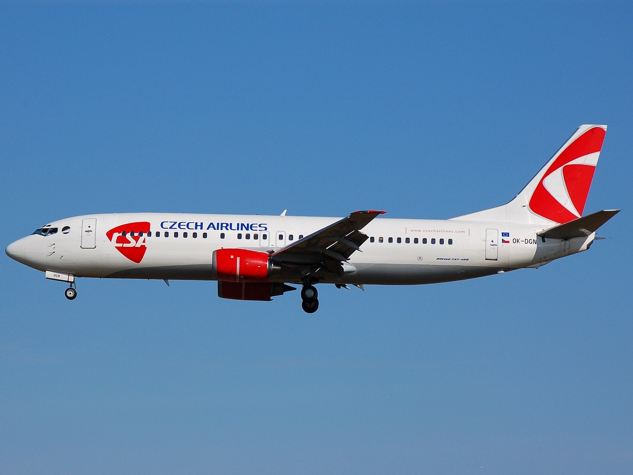 OK-DGN - 737-45S - CSA Czech Airlines - CPH - 18-06-2008