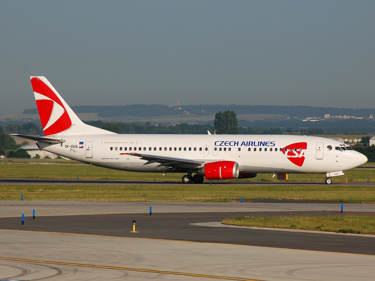 OK-DGN - 737-45S - CSA Czech Airlines - PRG - 01-07-2008