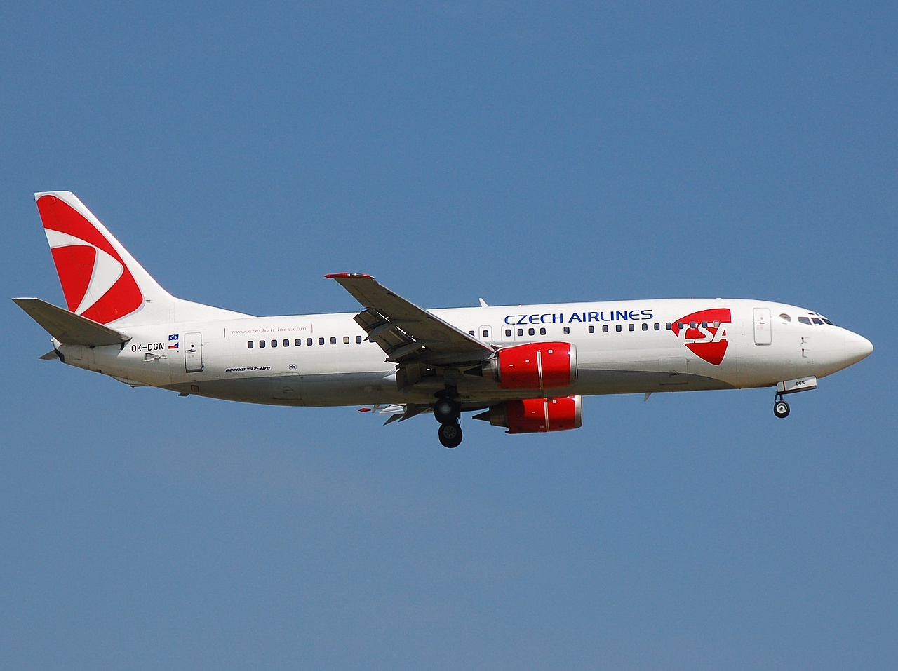 OK-DGN - 737-45S - CSA Czech Airlines - PRG - 01-07-2008b